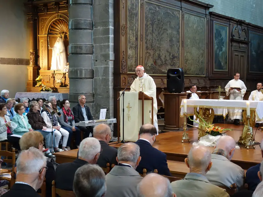 Le cardinal De Kesel à Malonne pour les 100 ans du décès du Frère Mutien