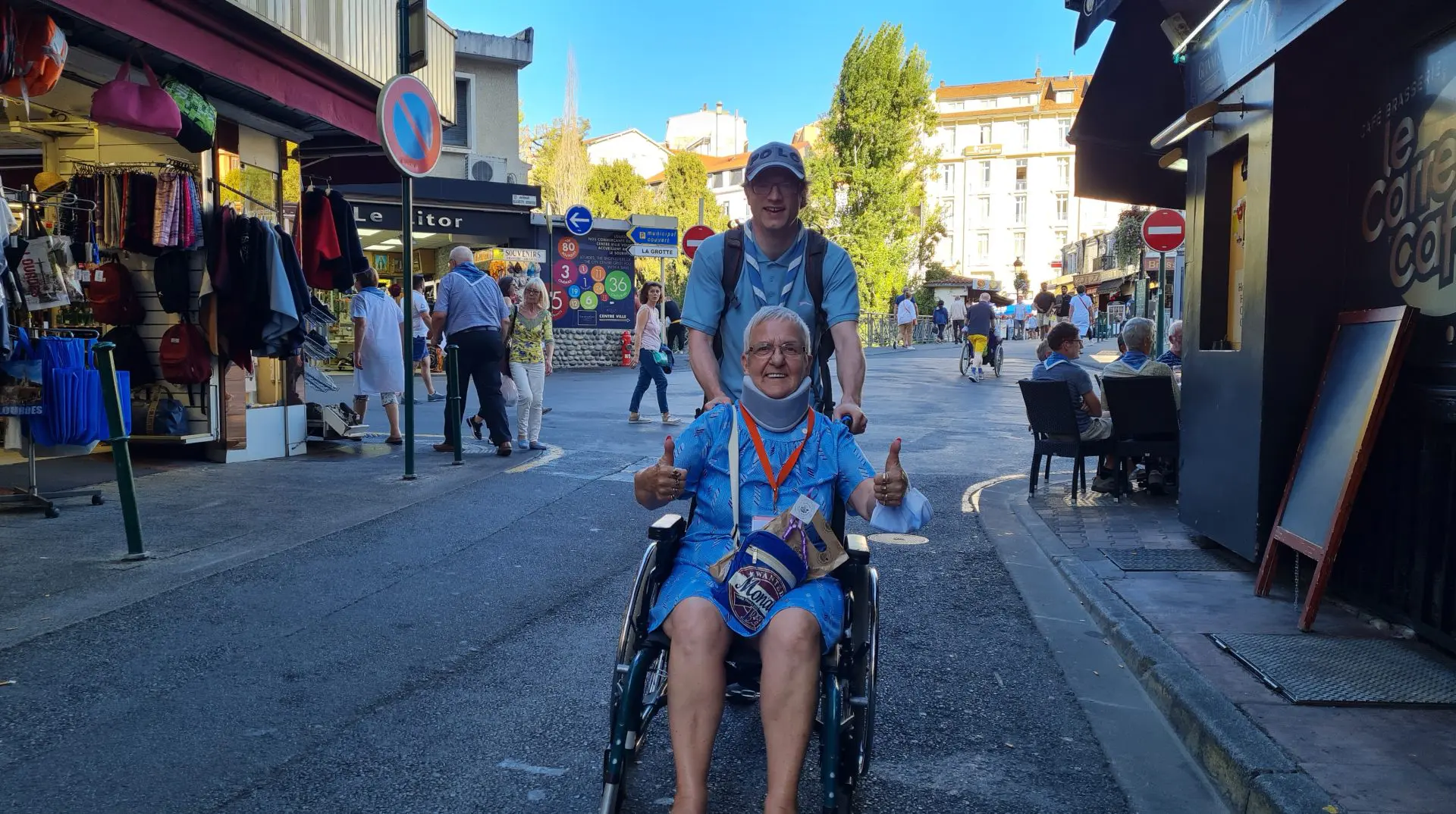 Alexandre Cordier, brancardier à Lourdes