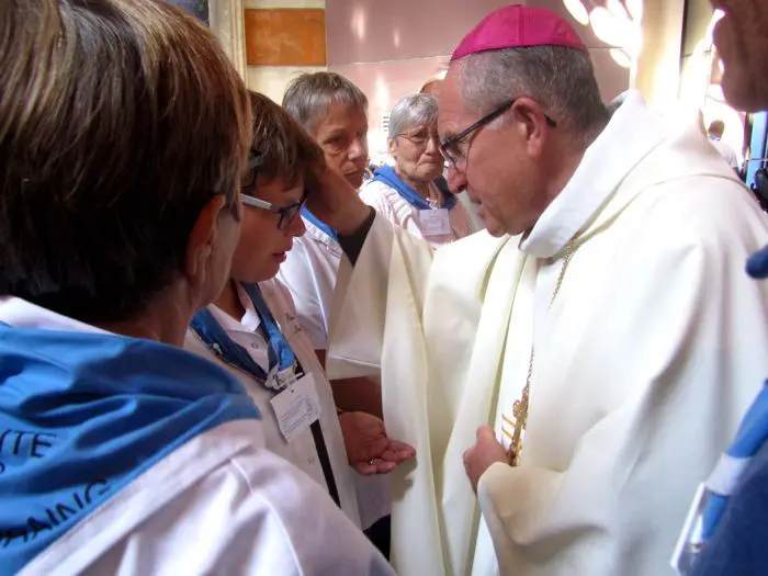 Mgr Warin emmène 1000 pèlerins à Lourdes