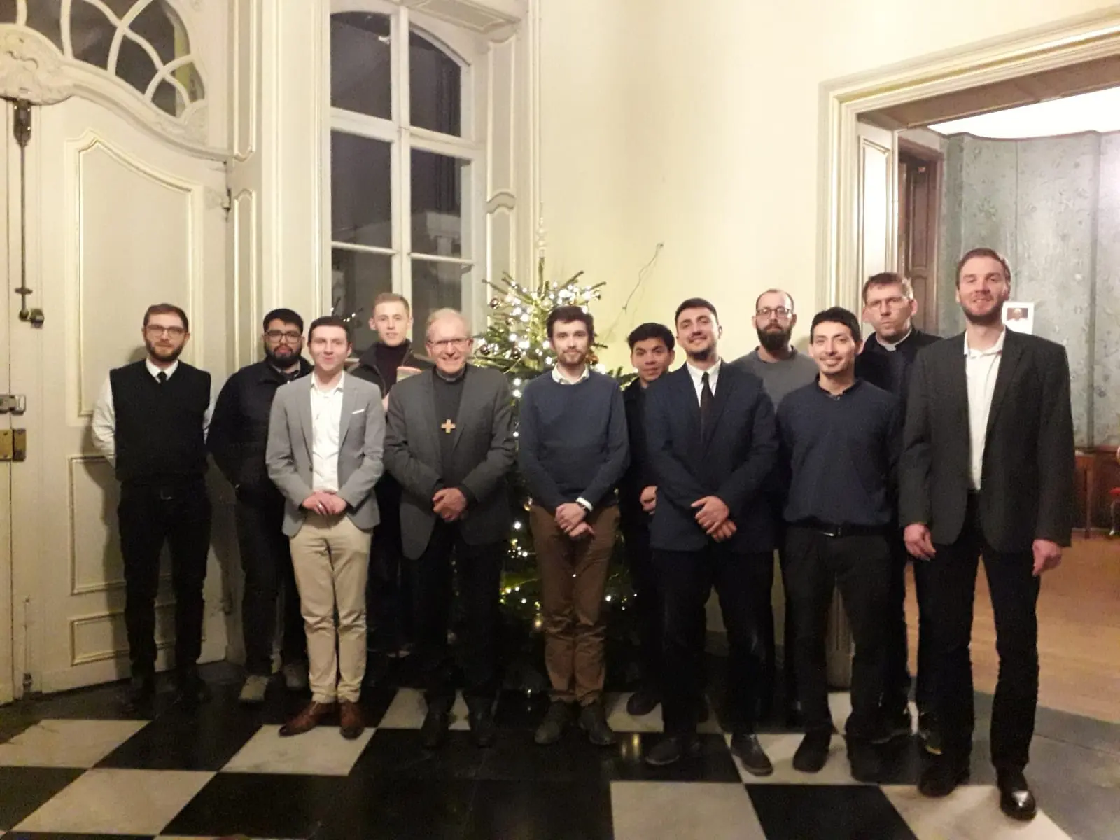 Les séminaristes invités de Mgr Warin