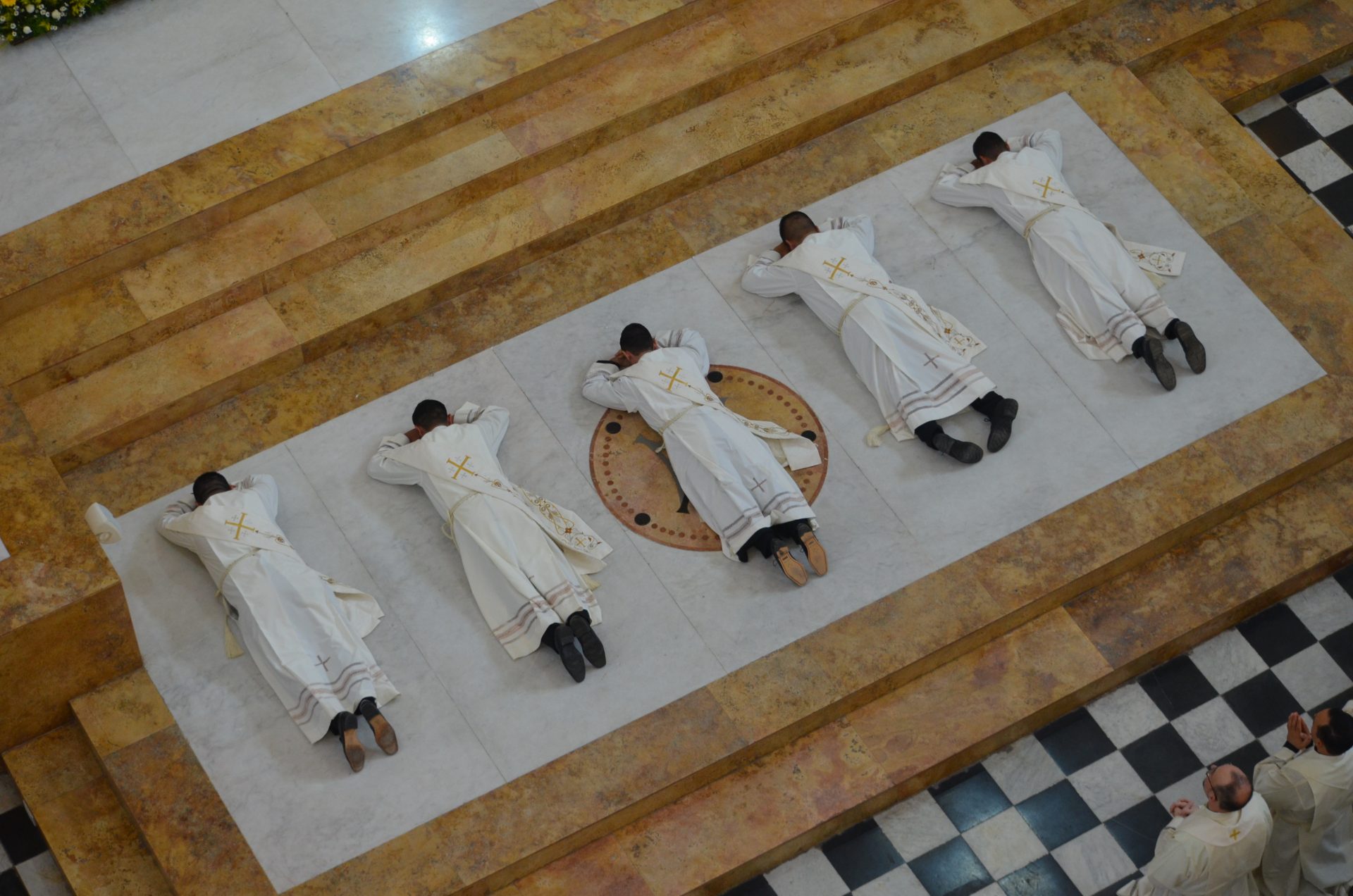 Ordinations diaconales de José-Miguel, Luciano et Gustavo