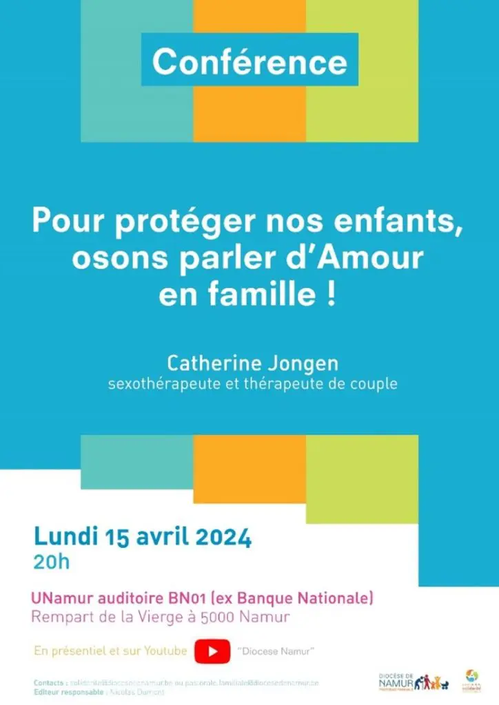 Affiche "Pour protéger nos enfants, osons parler d'Amour en famille !"