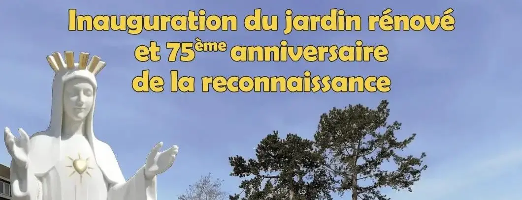 Inauguration du jardin rénové de Beauraing