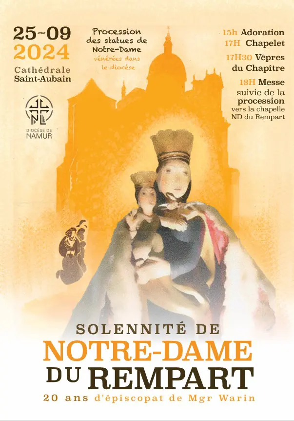 Notre-Dame du Rempart fêtée en présence des Notre-Dame de Walcourt, de Beauraing, de Foy…