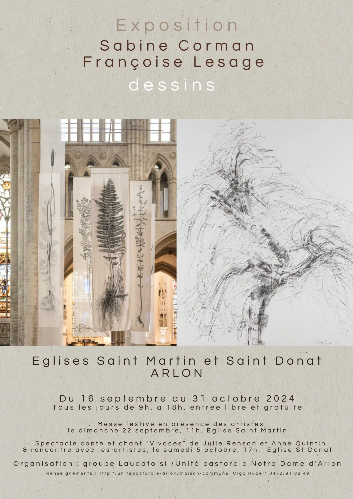 Une exposition et un spectacle pour la fin du Temps pour la Création