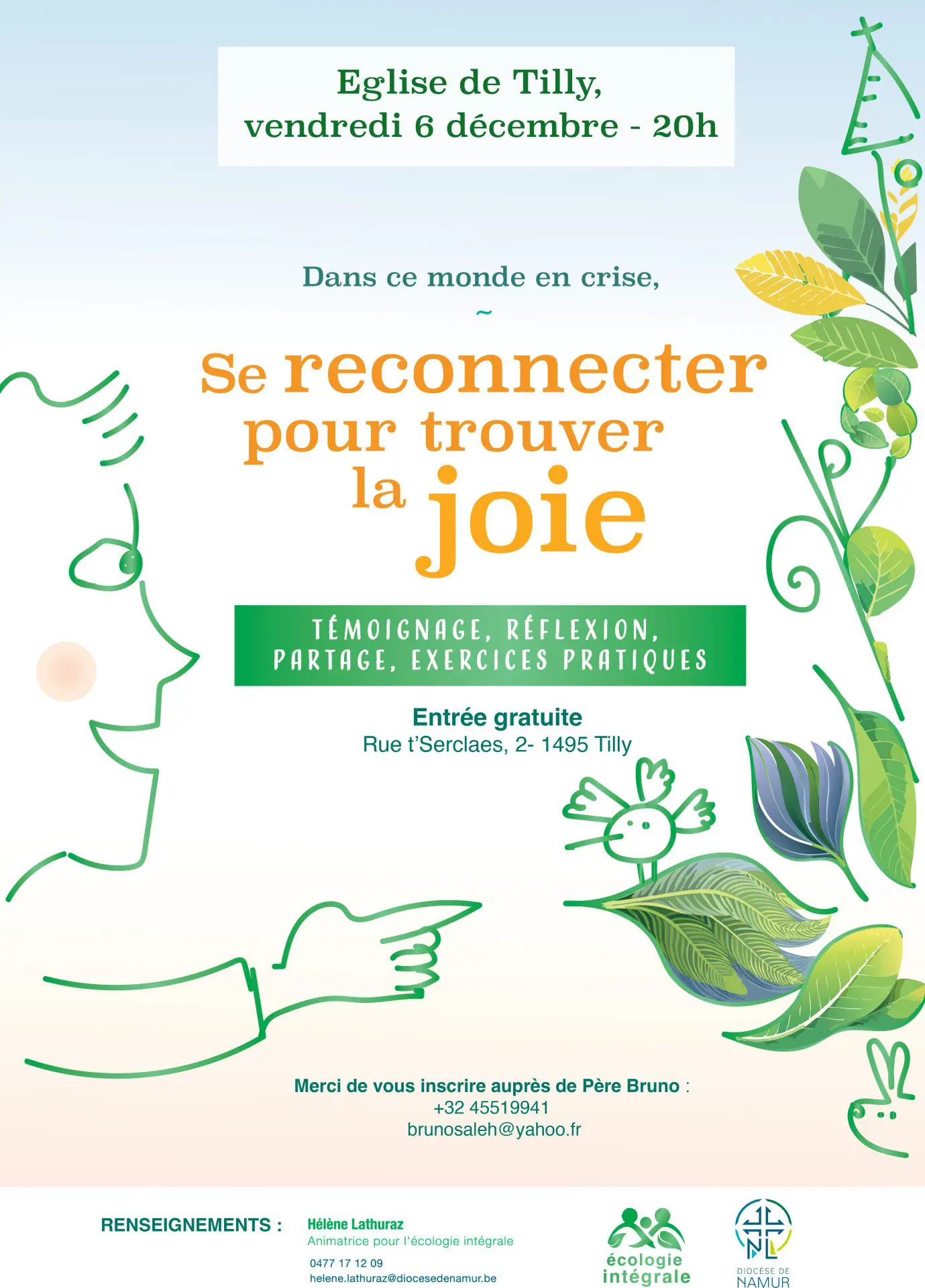 Se reconnecter pour trouver la joie : une soirée de témoignage, réflexion et partage à l’église de Tilly