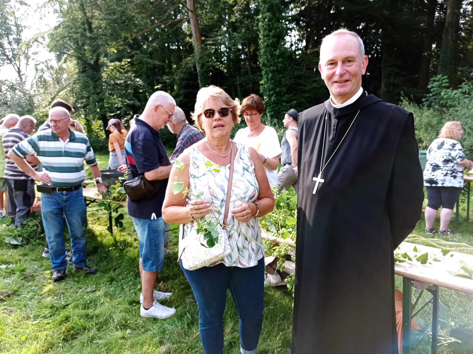 Rencontre-bilan avec le père Lorent, ancien père abbé de Maredsous, à la veille de son départ