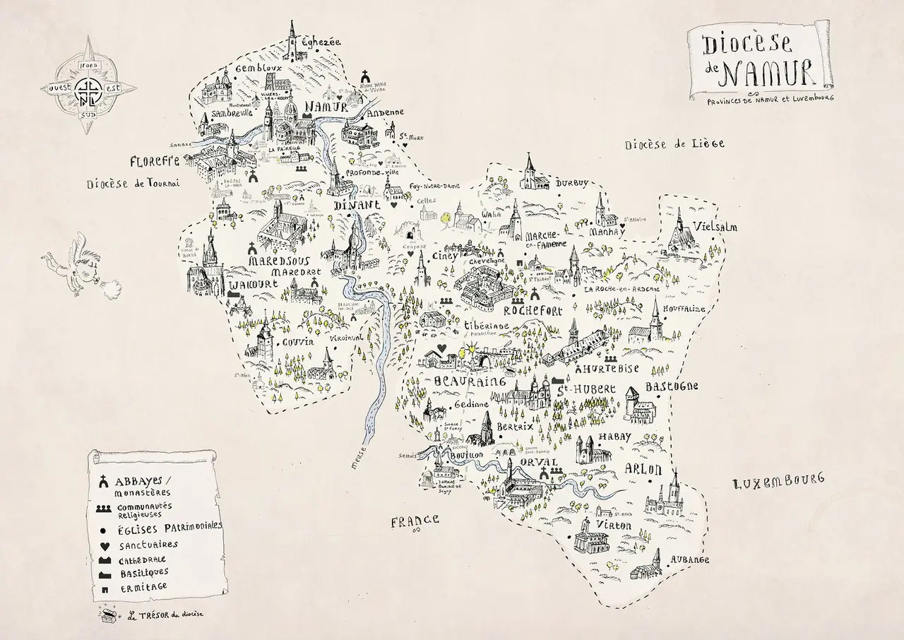Une carte du patrimoine de notre diocèse