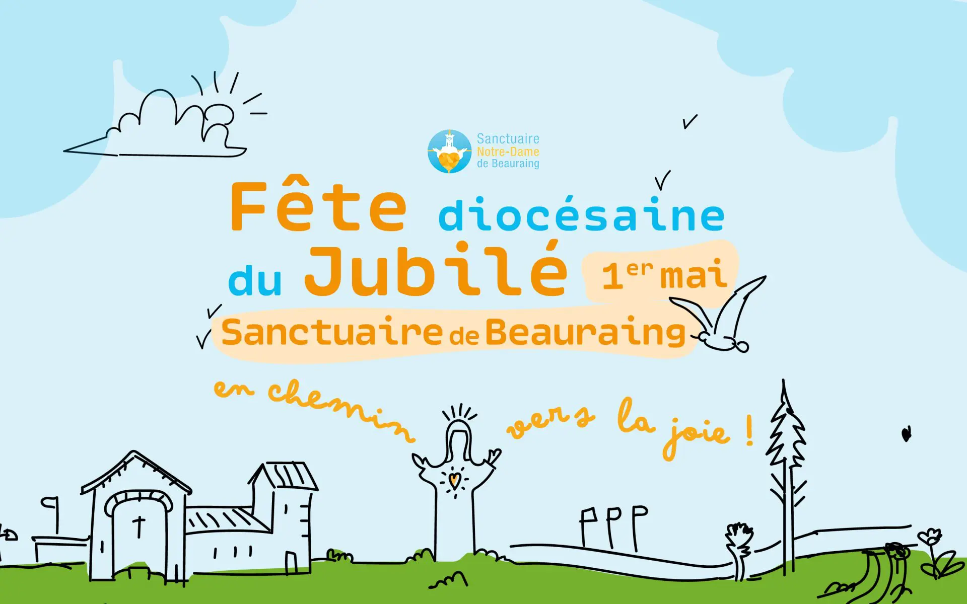 Faire Église pour la journée diocésaine du jubilé à Beauraing le 1er mai