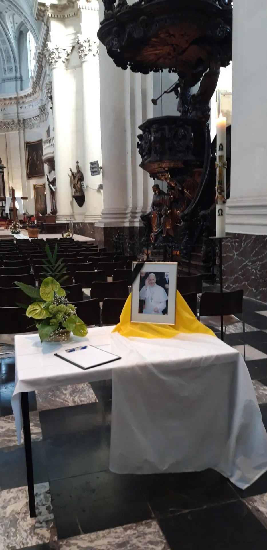 Où se retrouver pour prier la mémoire du pape François dans le diocèse de Namur ?