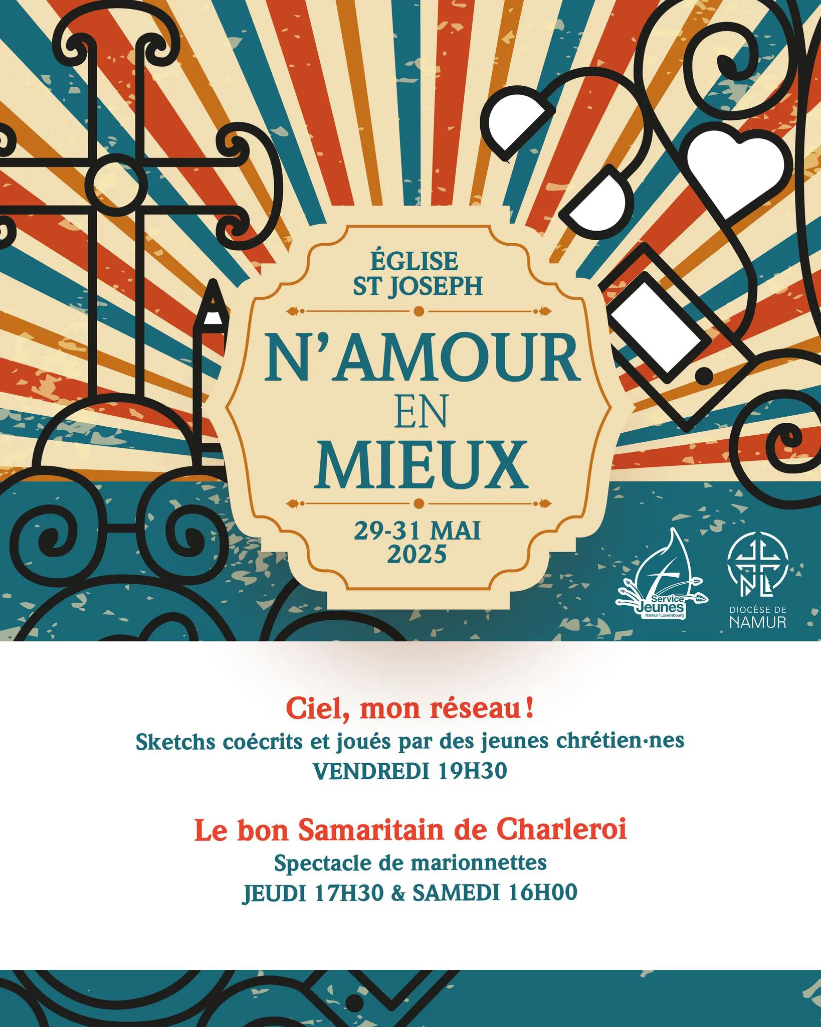 Un atelier théâtre dans l’église Saint-Joseph de Namur