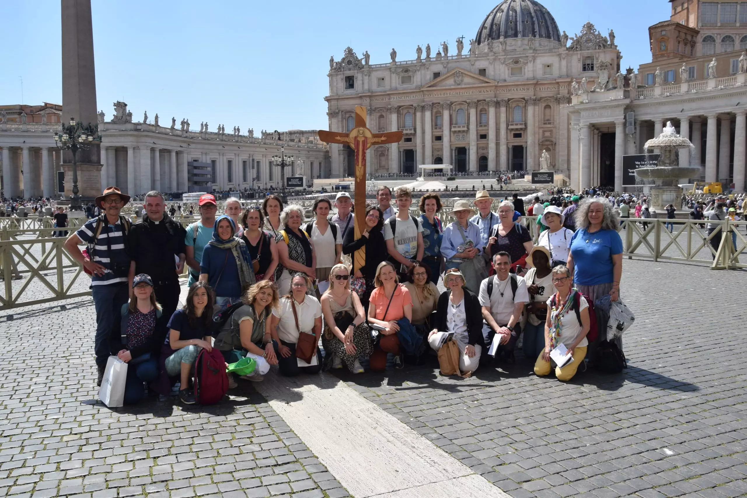 Des pèlerins de Salzinnes ont effectué la démarche jubilaire à Rome