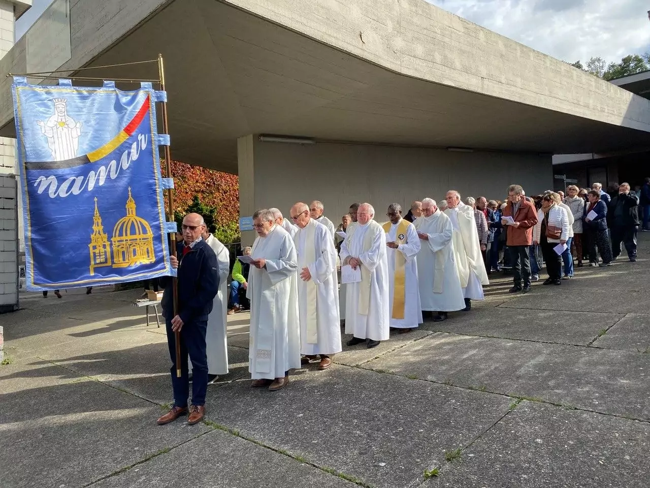 Rassemblement des pèlerins à Beauraing le 5 octobre 2025
