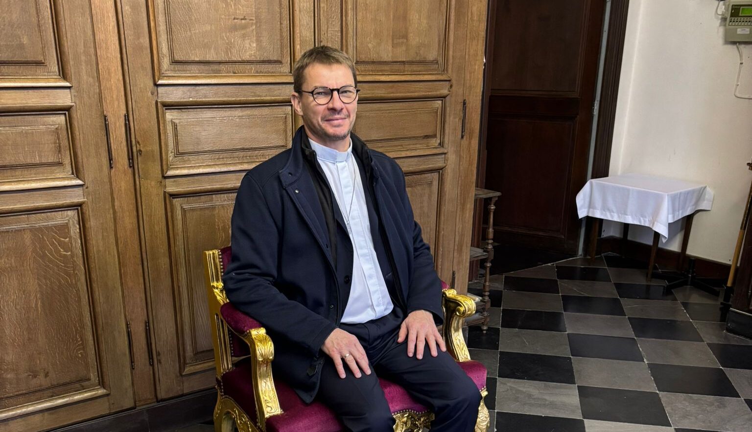 Mgr Lejeusne visite « sa » cathédrale