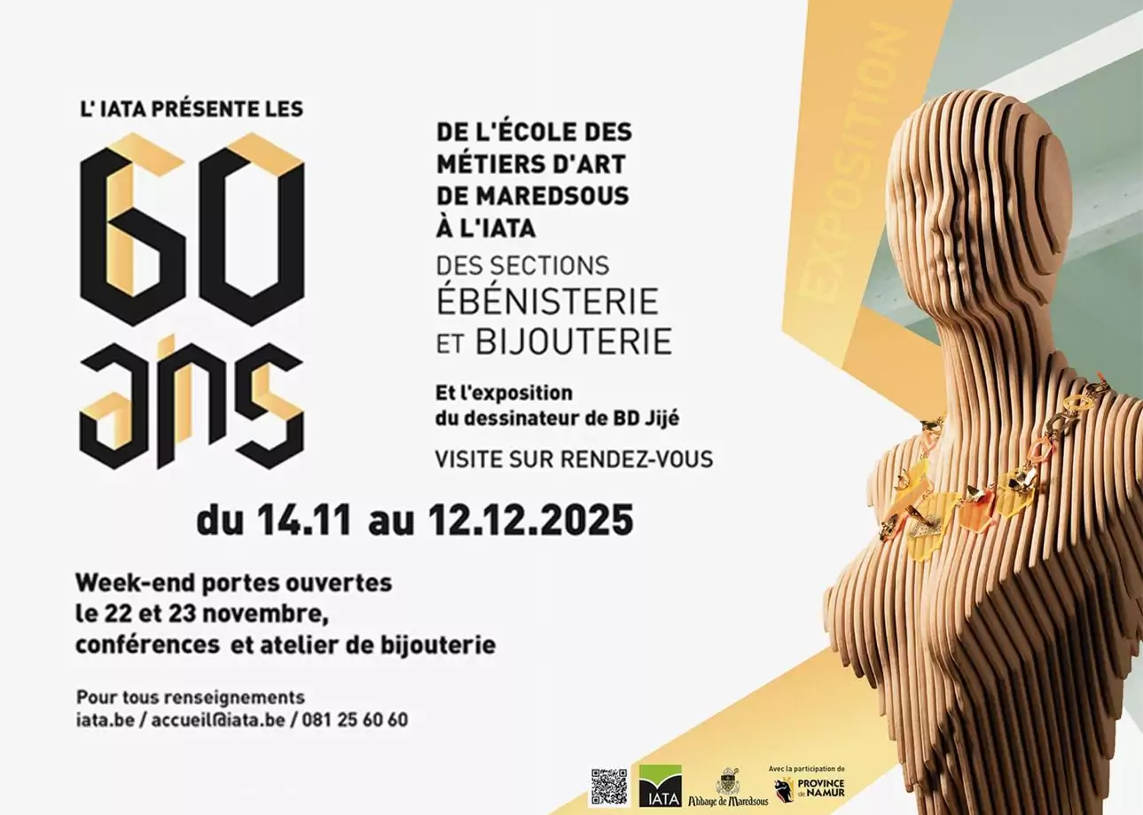 60 ans d’histoire, d’art et de passion à l’IATA : une exposition qui relie Maredsous à Namur