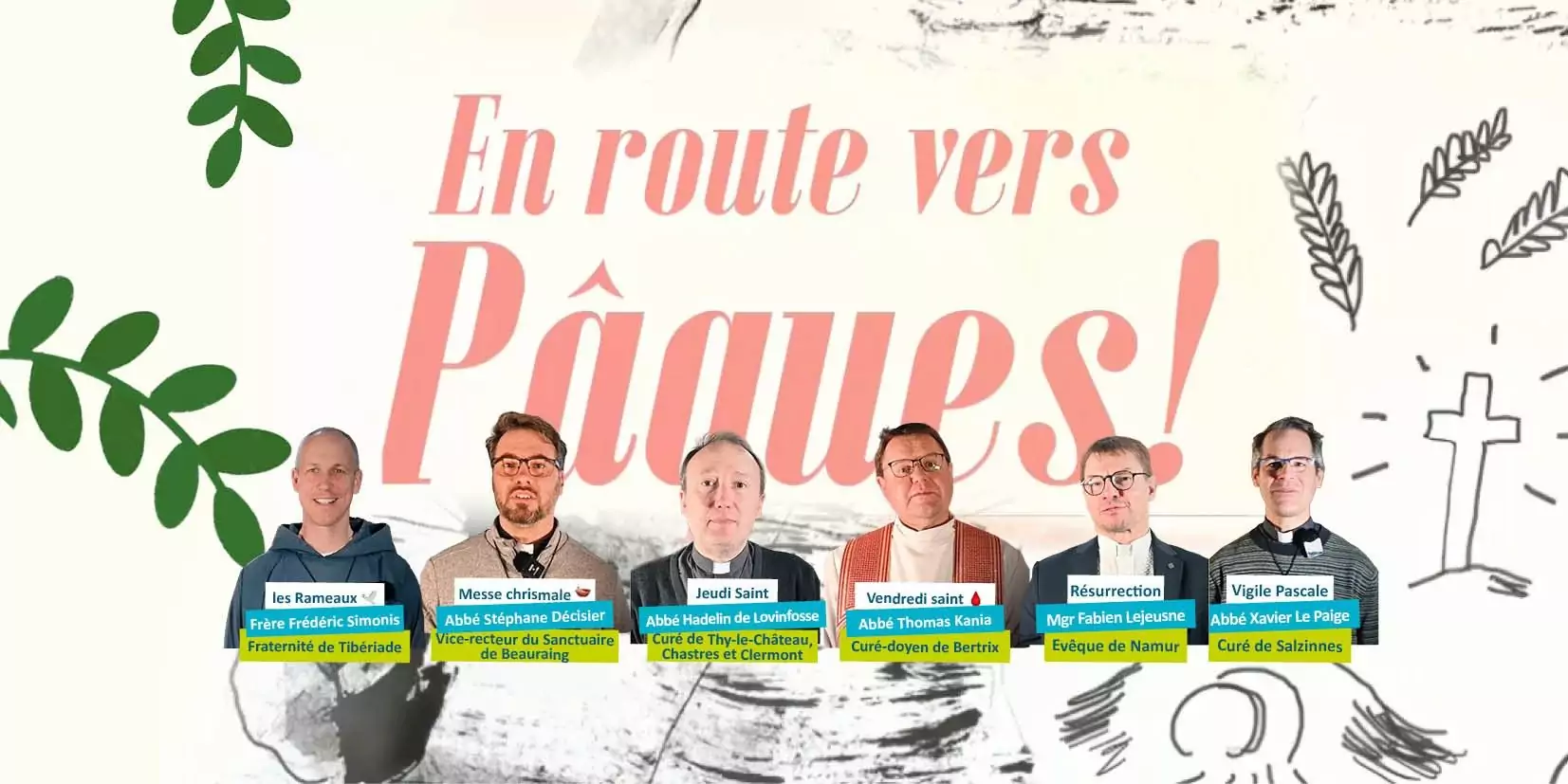 Une série de vidéos pour comprendre le temps pascal avec les prêtres du diocèse de Namur