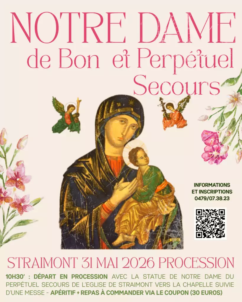 affiche procession STRAIMONT 2026