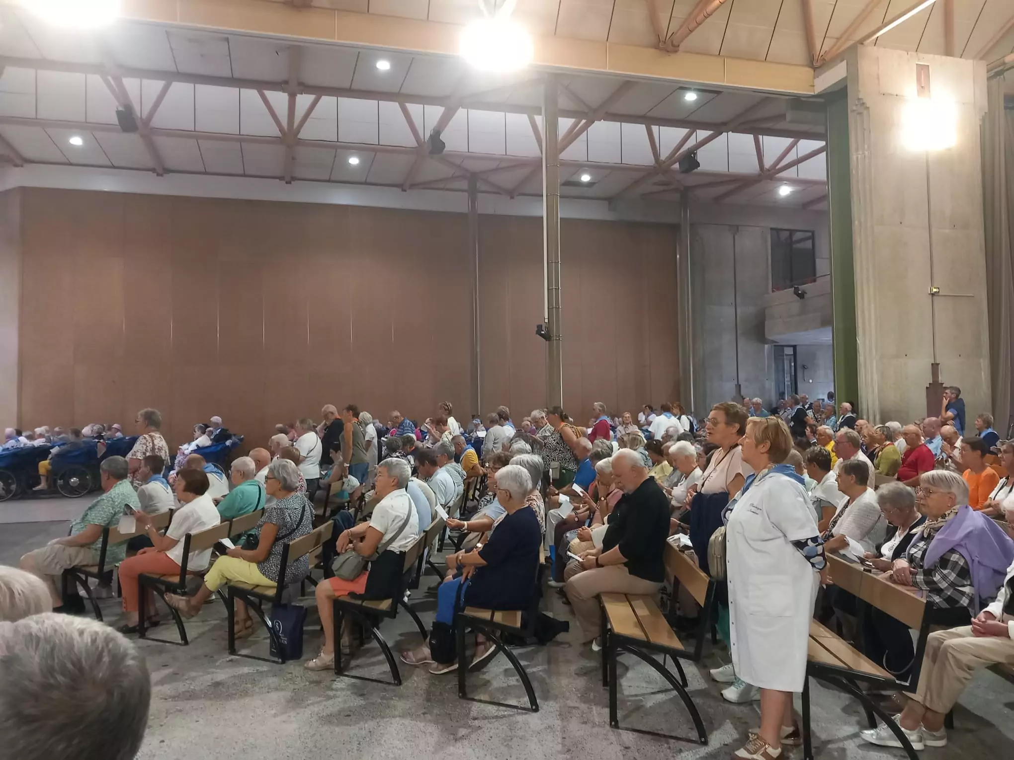 Les pèlerins de Lourdes de retour