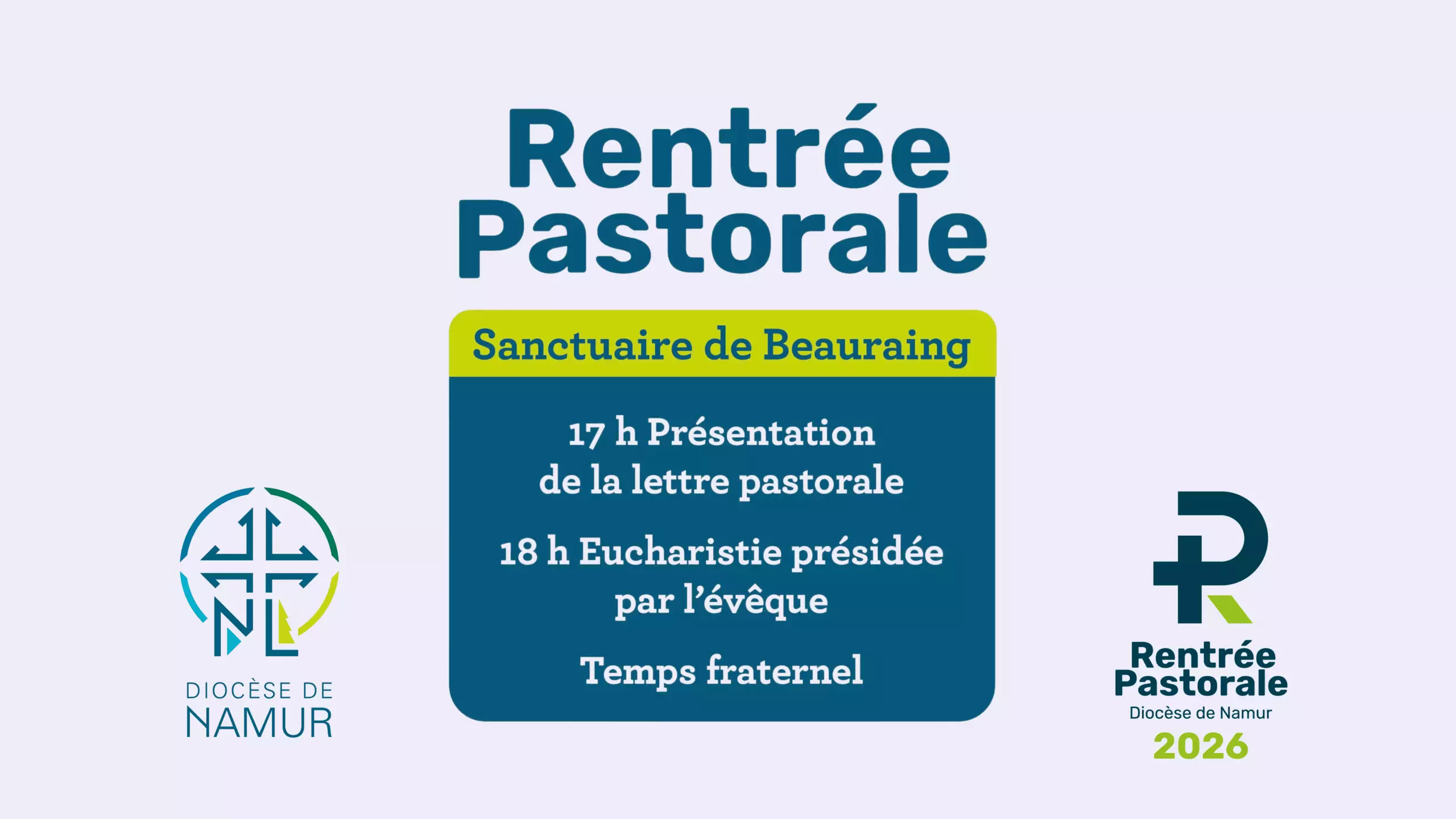 Rentrée pastorale et présentation de la lettre pastorale de Mgr Lejeusne